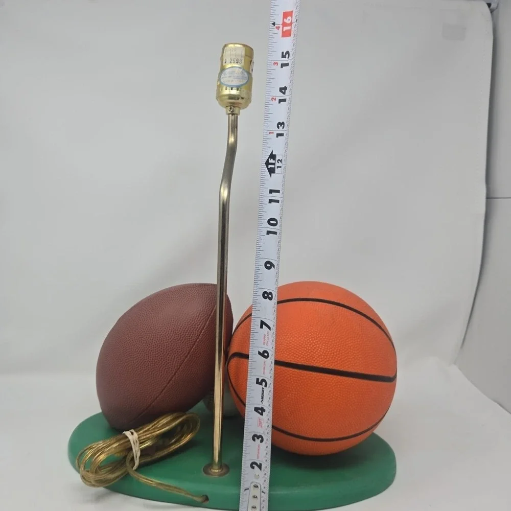 Sports Theme Lamp Mini Football Basketball Baseball Kids Molten Spalding Champro